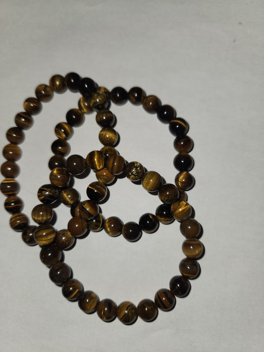 Tiger eye crystal bracelet (thin)