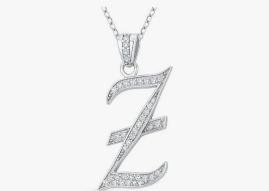 Blinged out initial chain (large) Z