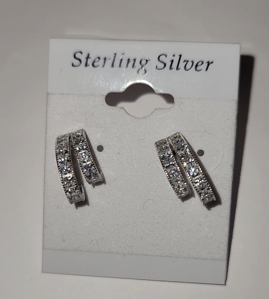 Zirconia bling earrings